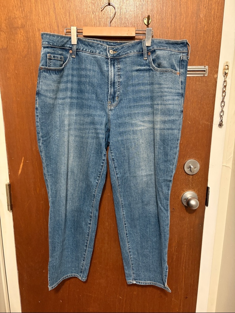 Old Navy High Rise OG Straight Slit Jeans